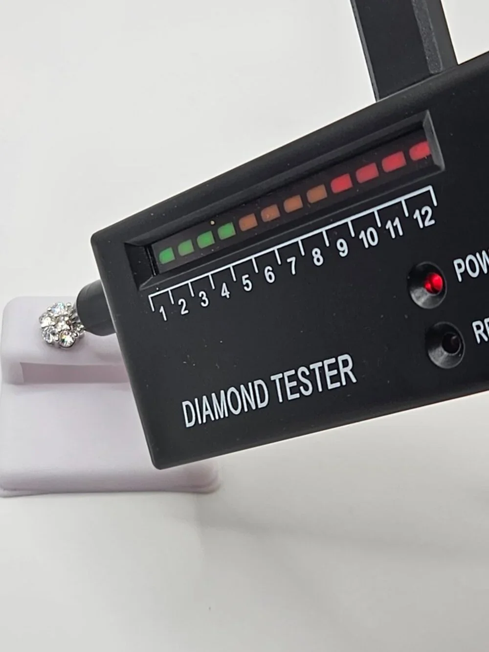 925 Sterling Silver Moissanite Reverse Setting Stud Earrings 1.3ctw